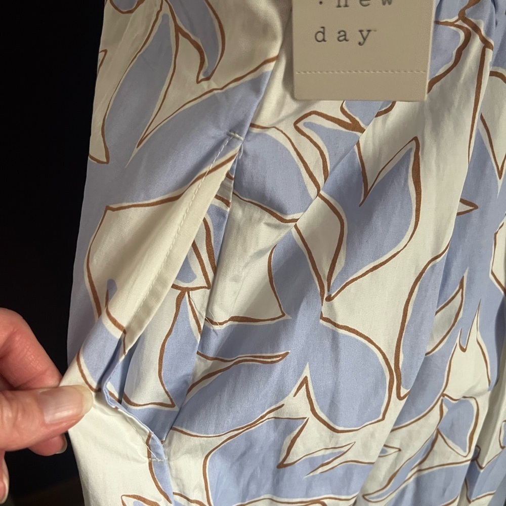 A New Day Puffy Sleeve Summer Dress NWT - Picture 6 of 10